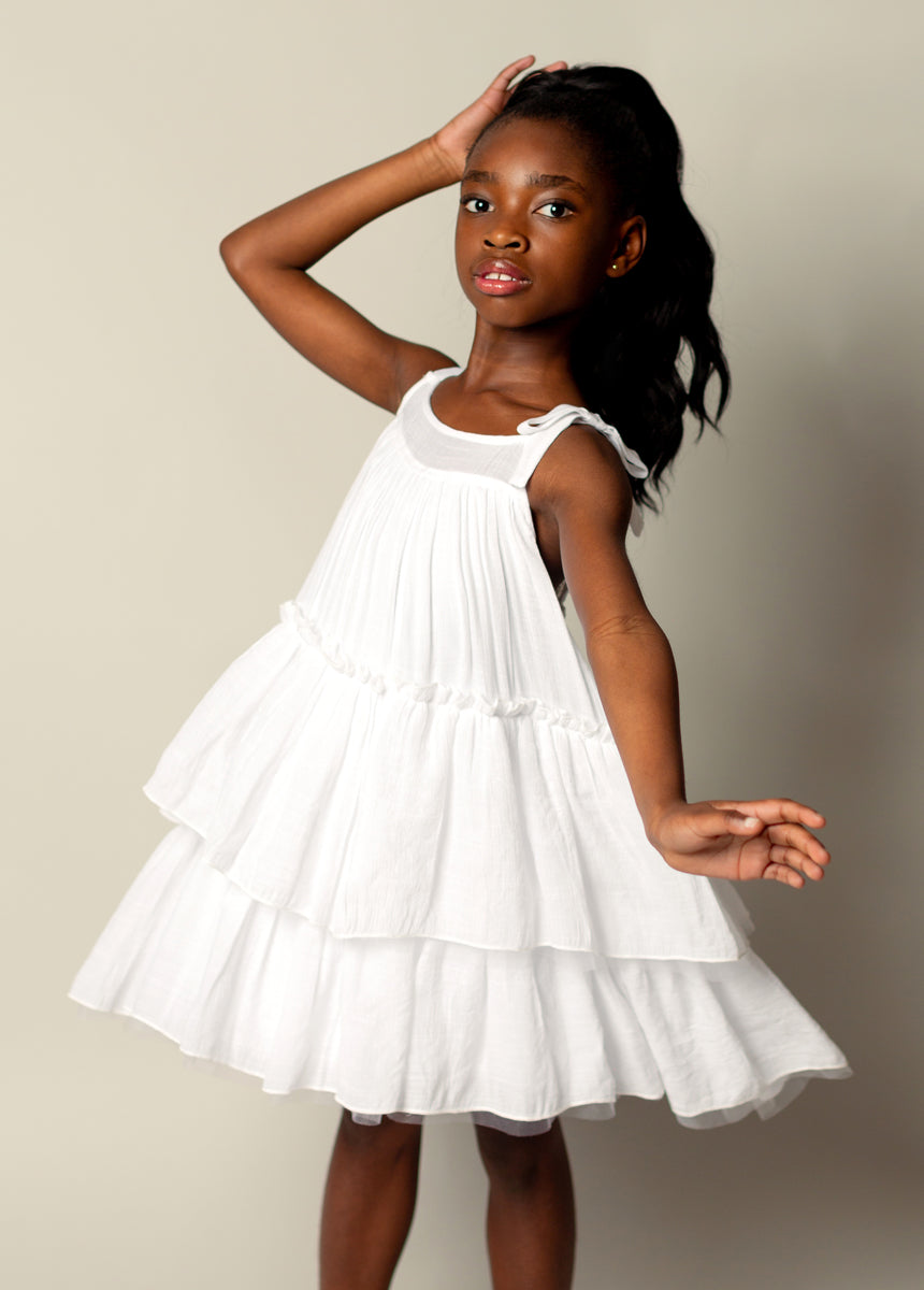 Banyu Dress in White