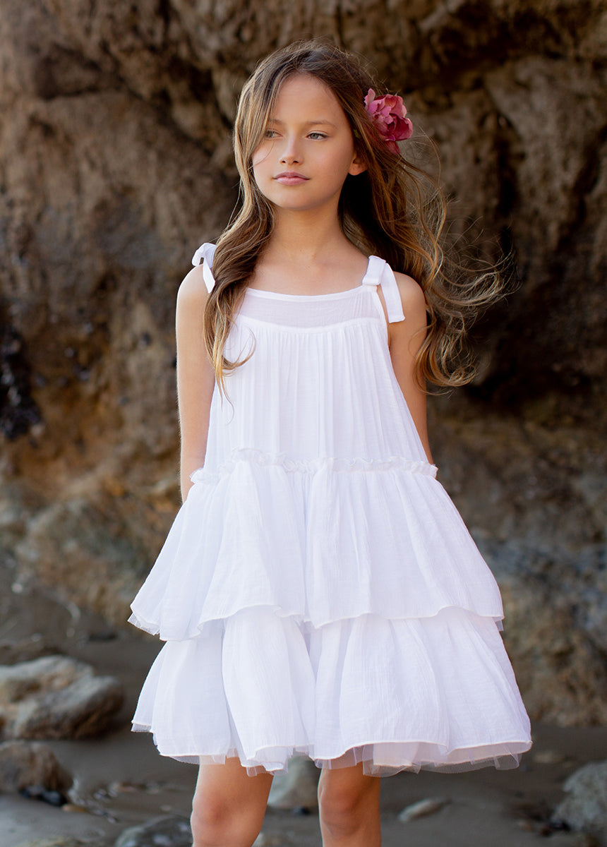 Banyu Dress in White