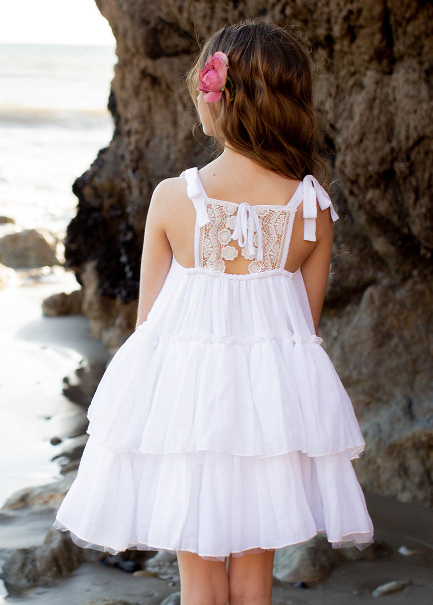 Banyu Dress in White