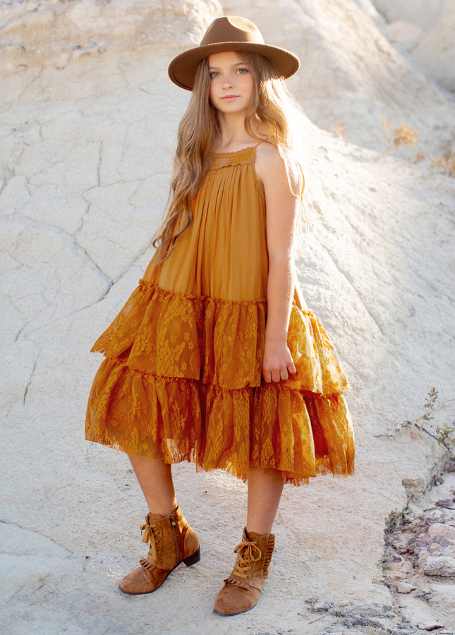 Catrina Dress- Dusty Blue Plaid main image 1