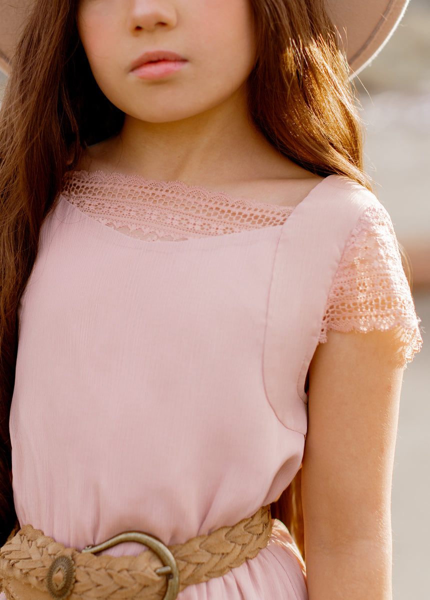 Belleann Dress in Desert Shell