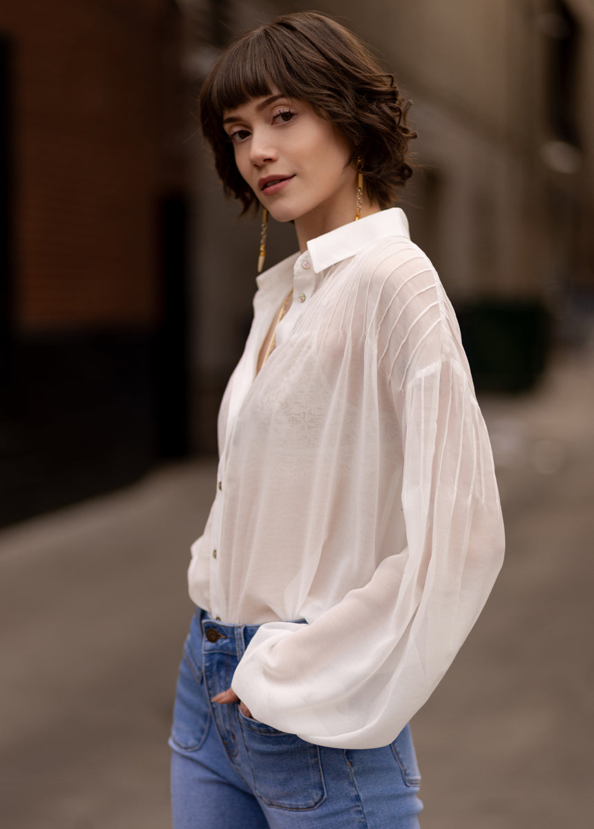 Benedict Top in Ivory