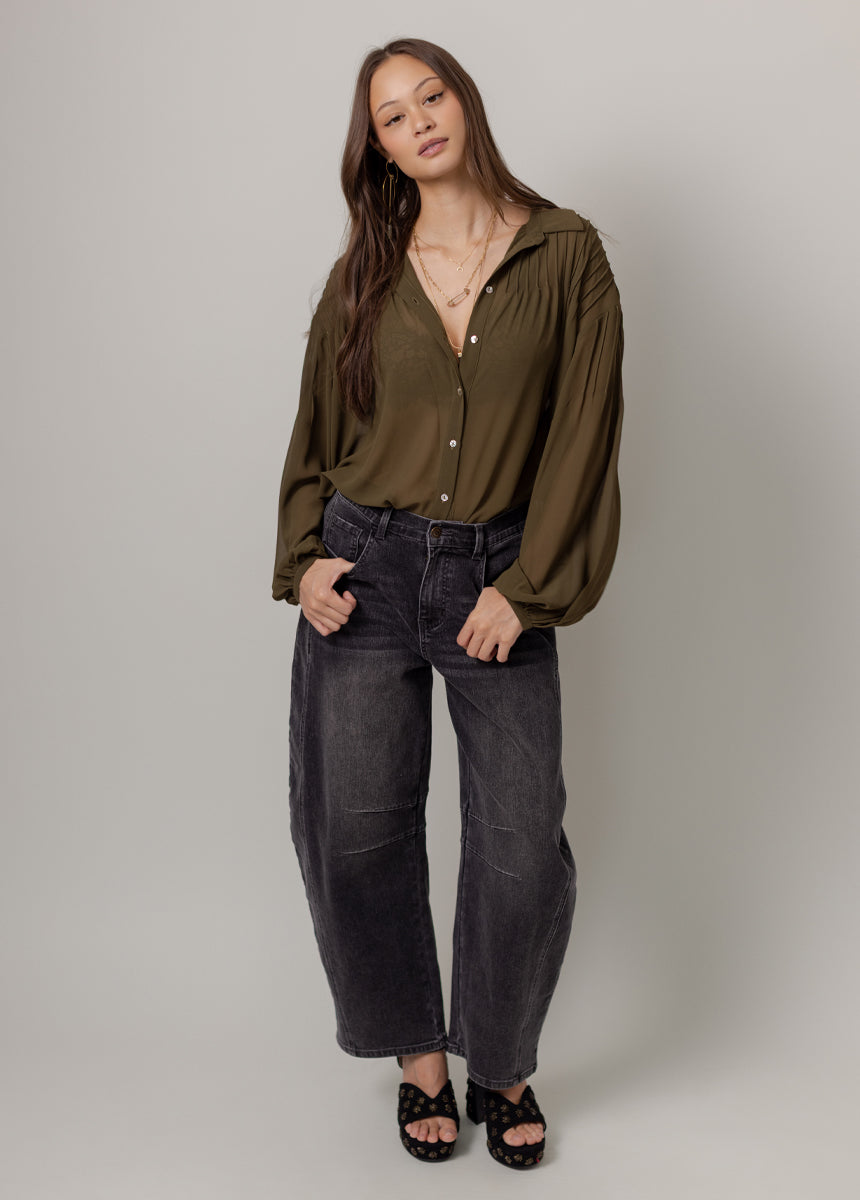 Benedict Top in Olive