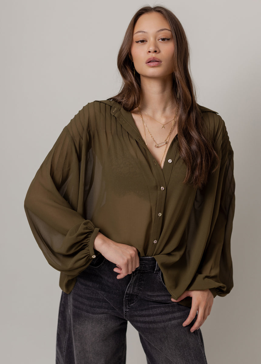 Benedict Top in Olive