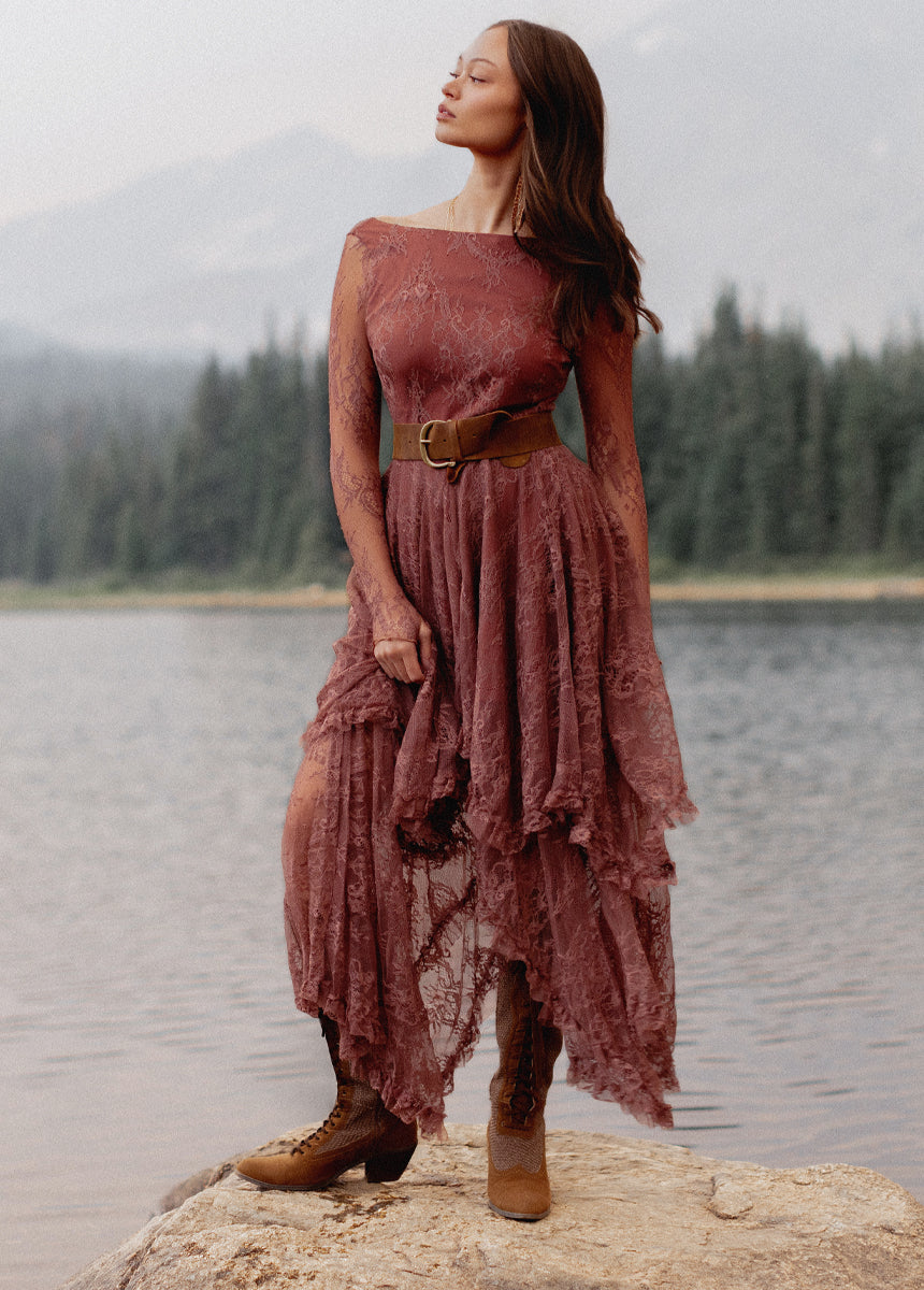 Bennett Dress in Cedar