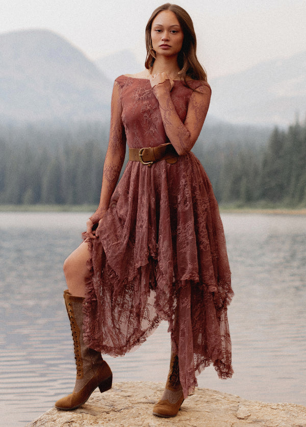 Bennett Dress in Cedar - Joyfolie