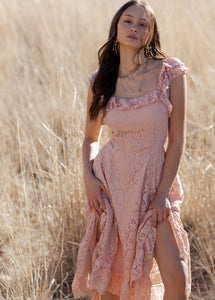 Bette Dress in Shell | Bridesmaid | High-Low | Joyfolie Bridal L Bette Dress in Shell | Bridesmaid | High-Low | Joyfolie Bridal L