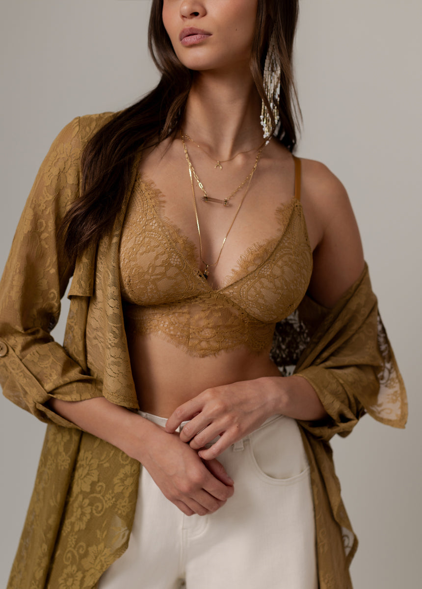 Bronarch Bralette in Bistre