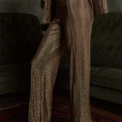 Brylee Pant in Black Gold