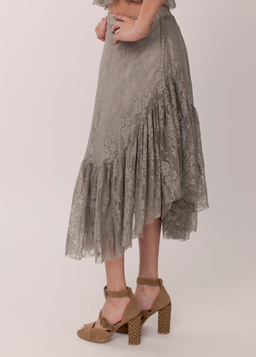 Candy Skirt in Lace Agave