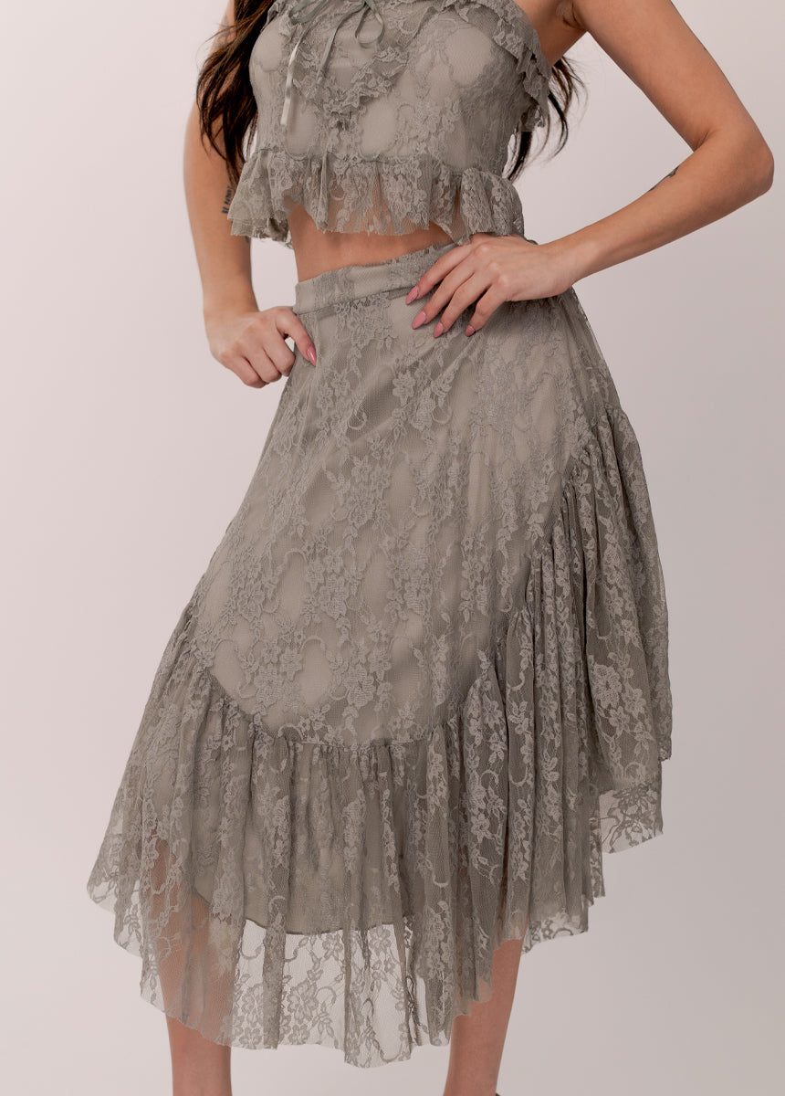Candy Skirt in Lace Agave