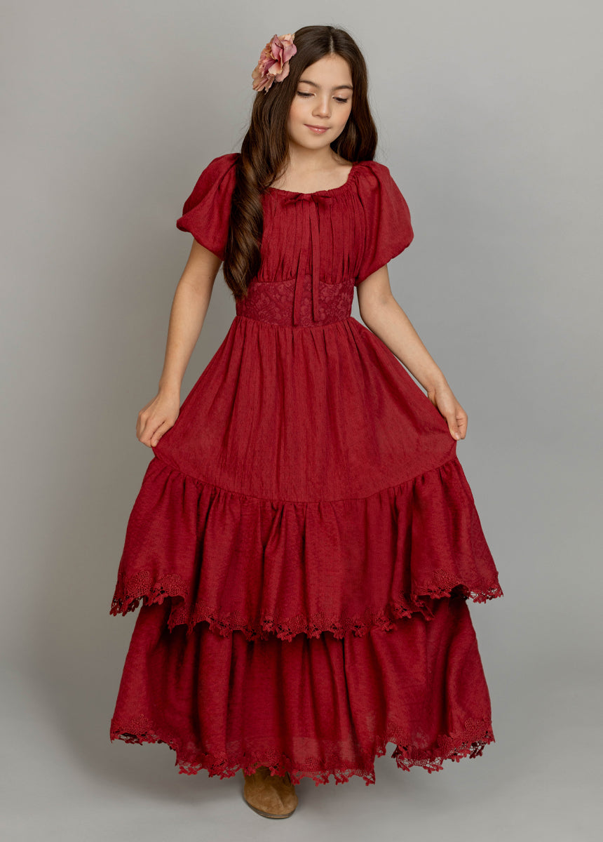 Casidy Dress in Crimson, 2 Casidy Dress in Crimson, 2