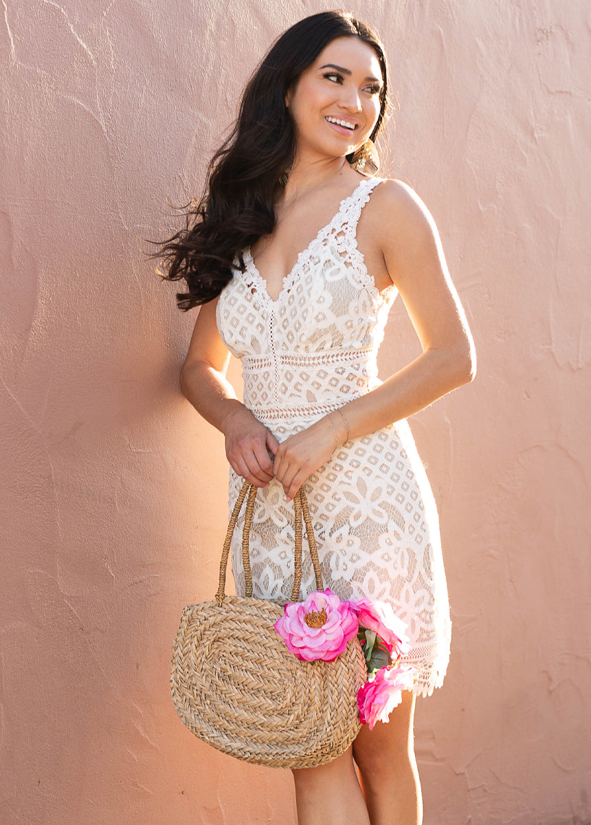 Caspian Dress in Cream