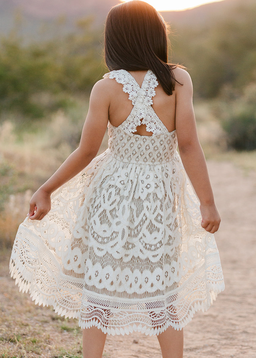 Caspia Dress in Cream