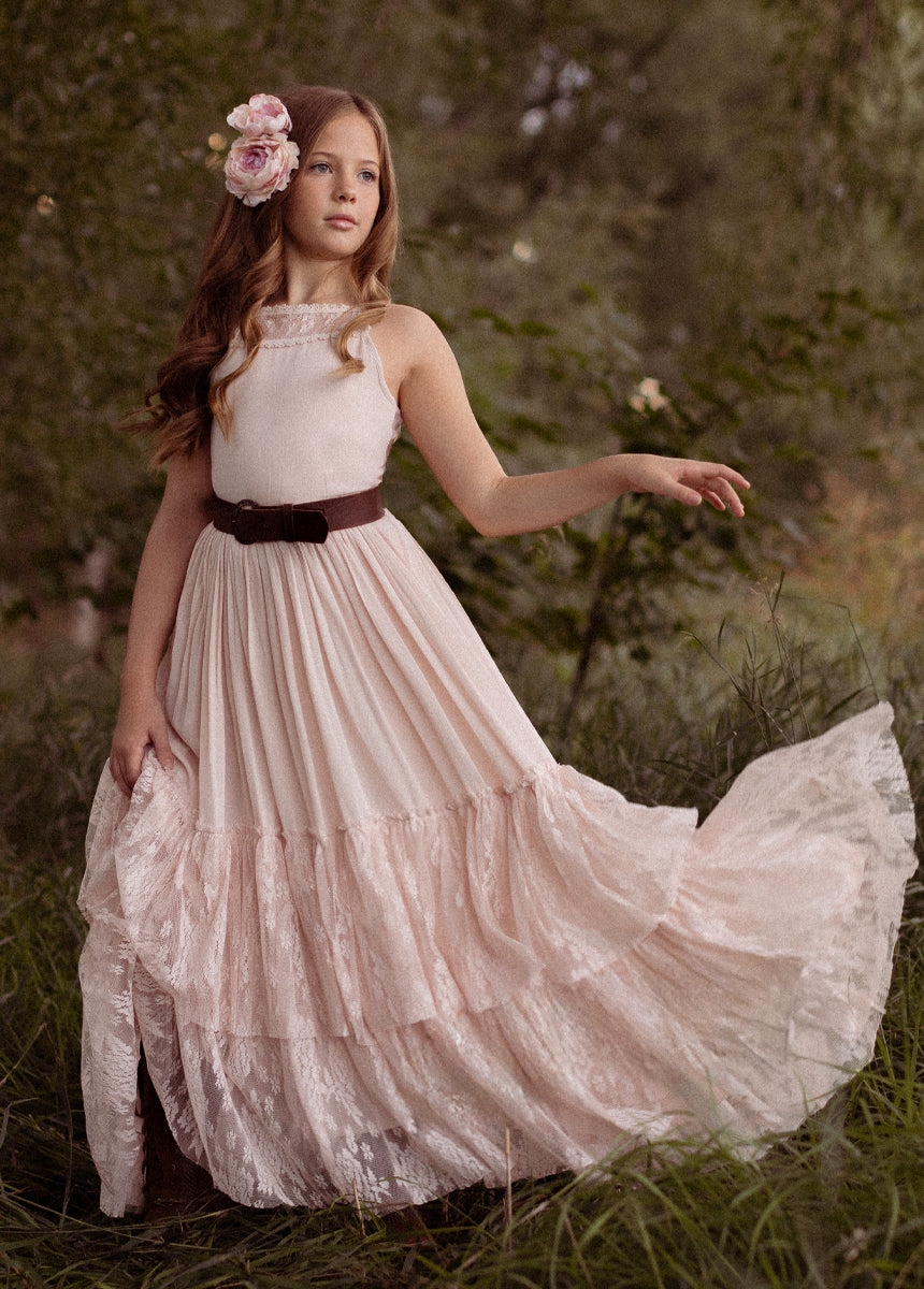 Catrin Dress in Shell | Best-Selling Boho Maxi Dress | Joyfolie Catrin Dress in Shell | Best-Selling Boho Maxi Dress | Joyfolie