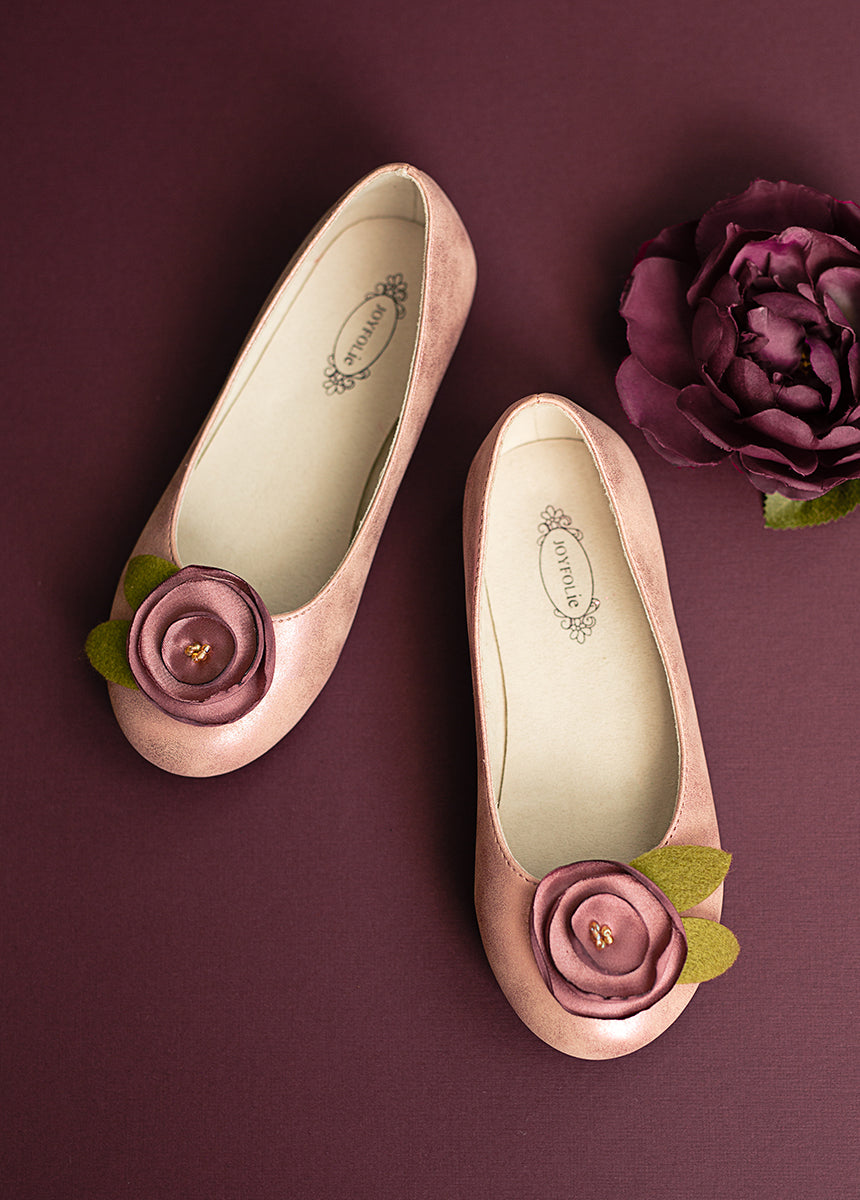 rose flat shoes