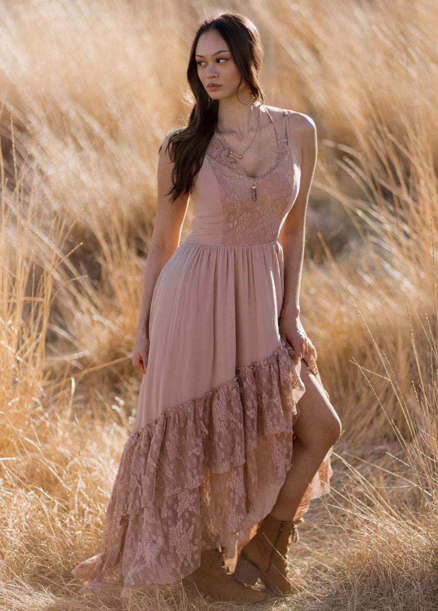Christelle Dress In Desert Shell
