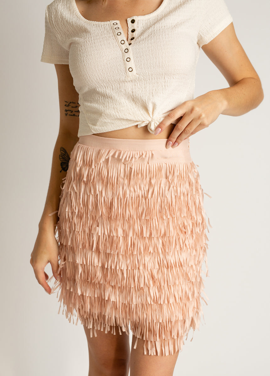 Cleo Skirt in Blush