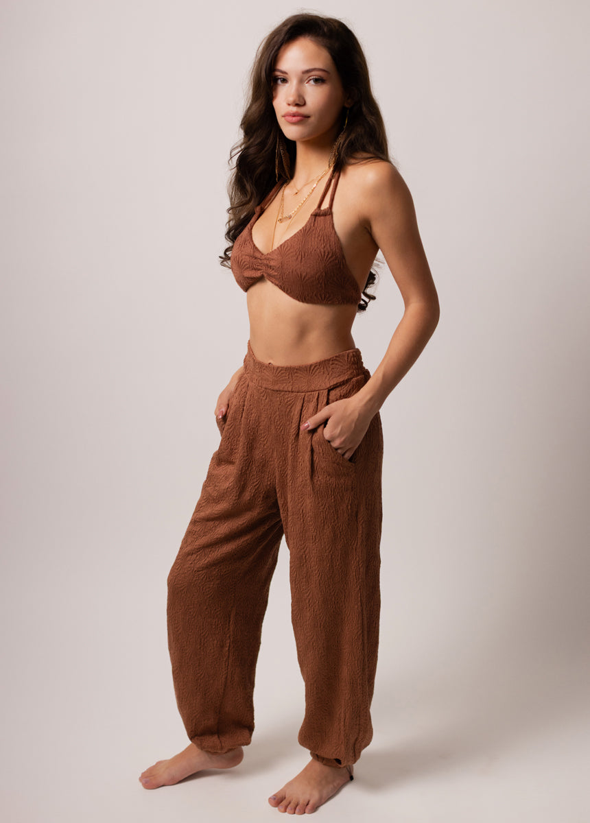 Collins Pant in Rosewood