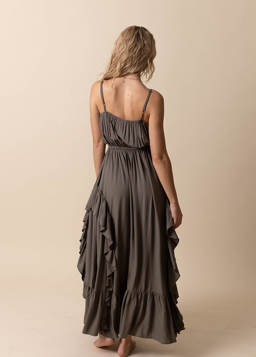 Contessa Dress in Olive
