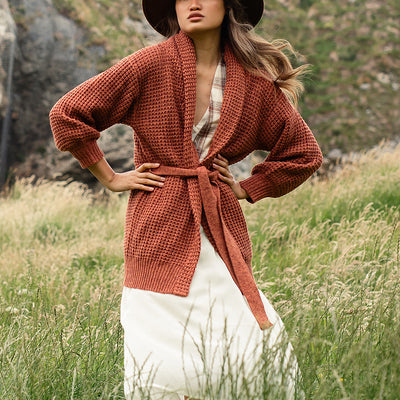 Aurla Cardi in Brick Marl