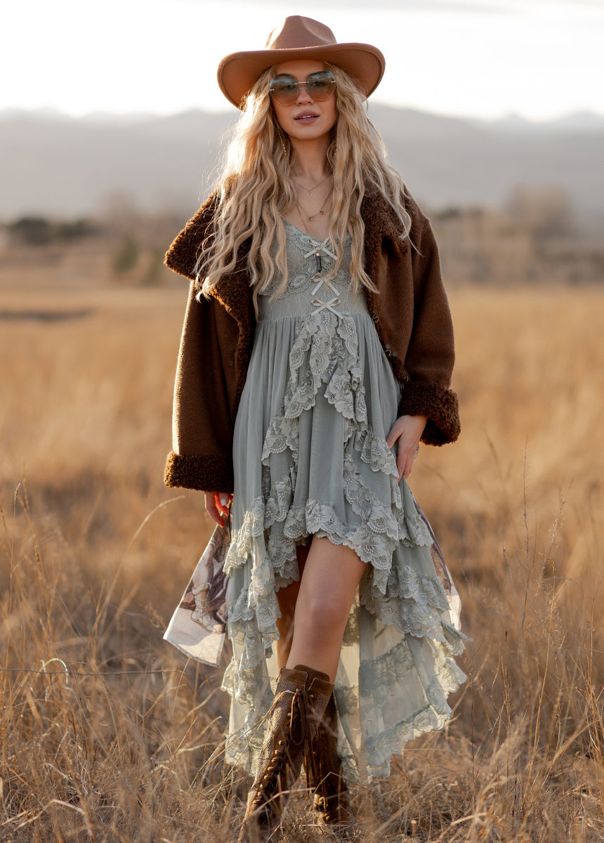 Dagala Dress in Seaglass