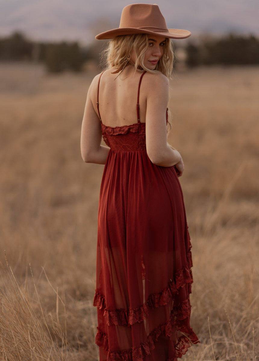 Dagala Dress in Cedar