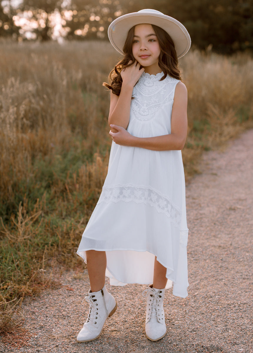 Delphina Dress in Cream