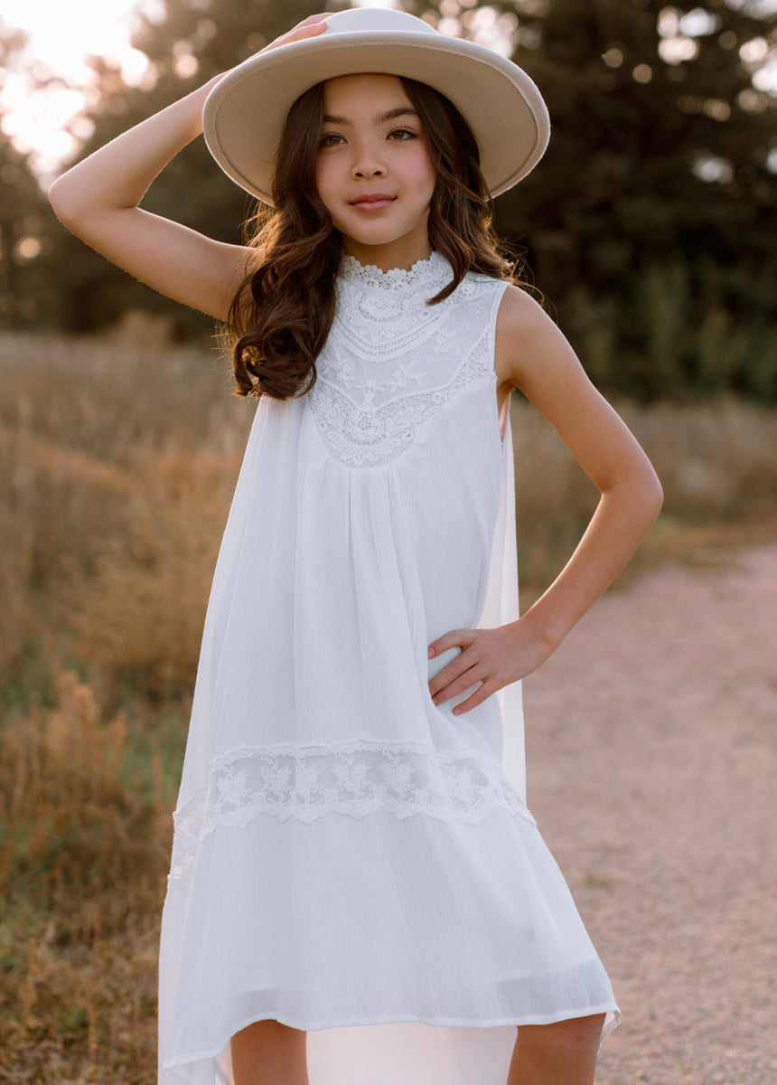 Delphina Dress in Cream