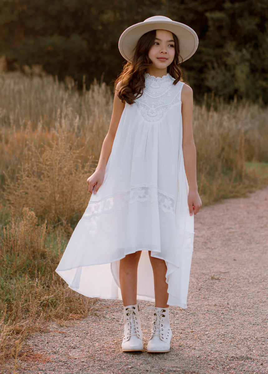 Delphina Dress in Cream