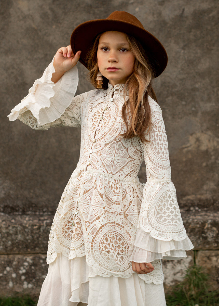 Mora Duster in Cream