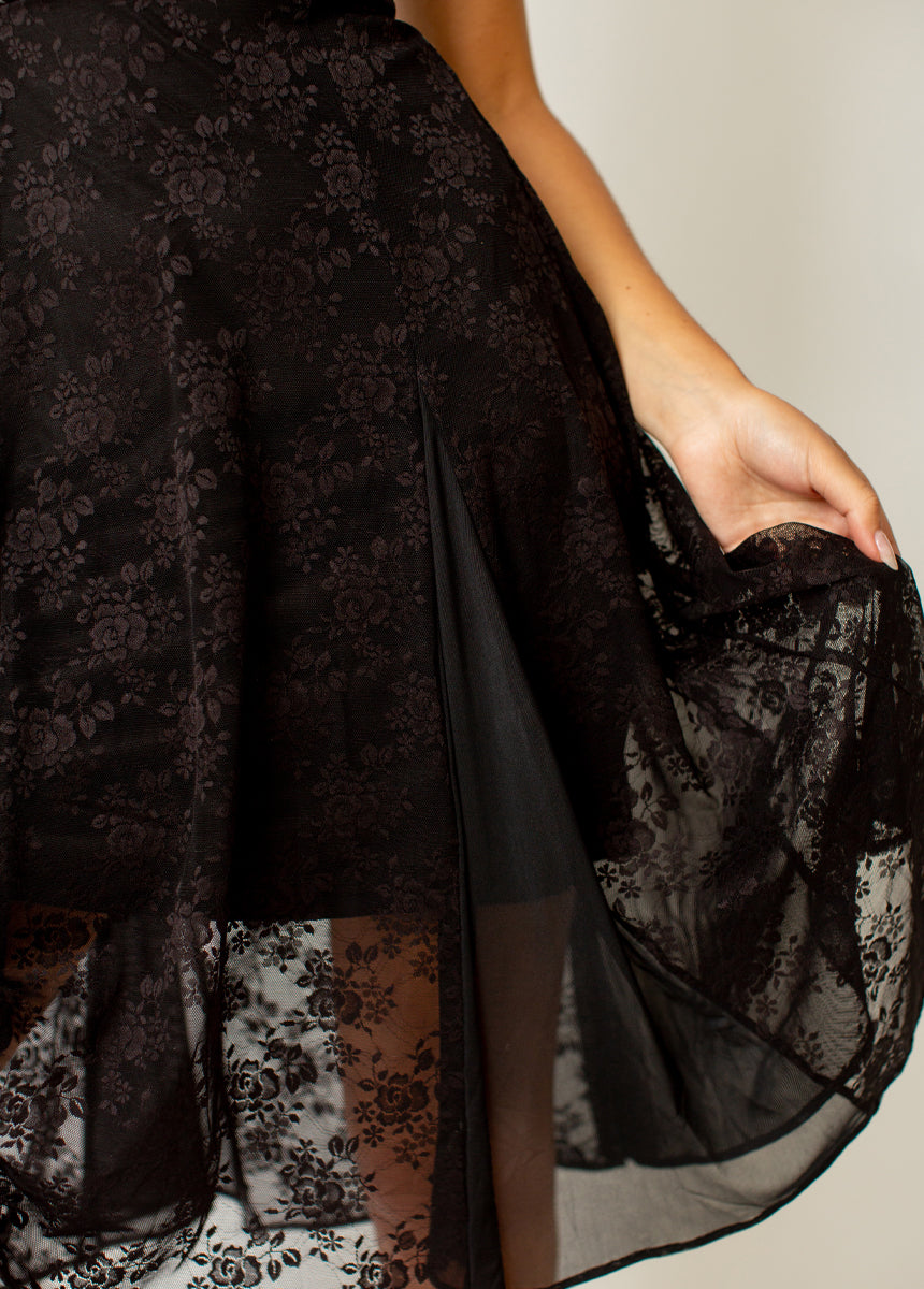 Serendipity Dress in Black Oat