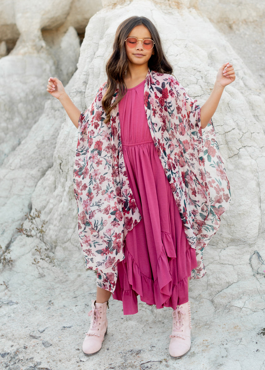 Avalon Duster in Fall Floral