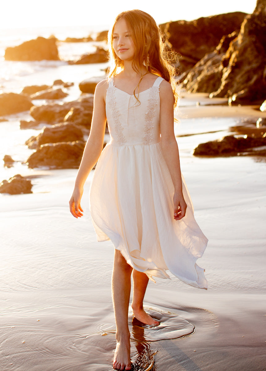 Effie Dress in Cream