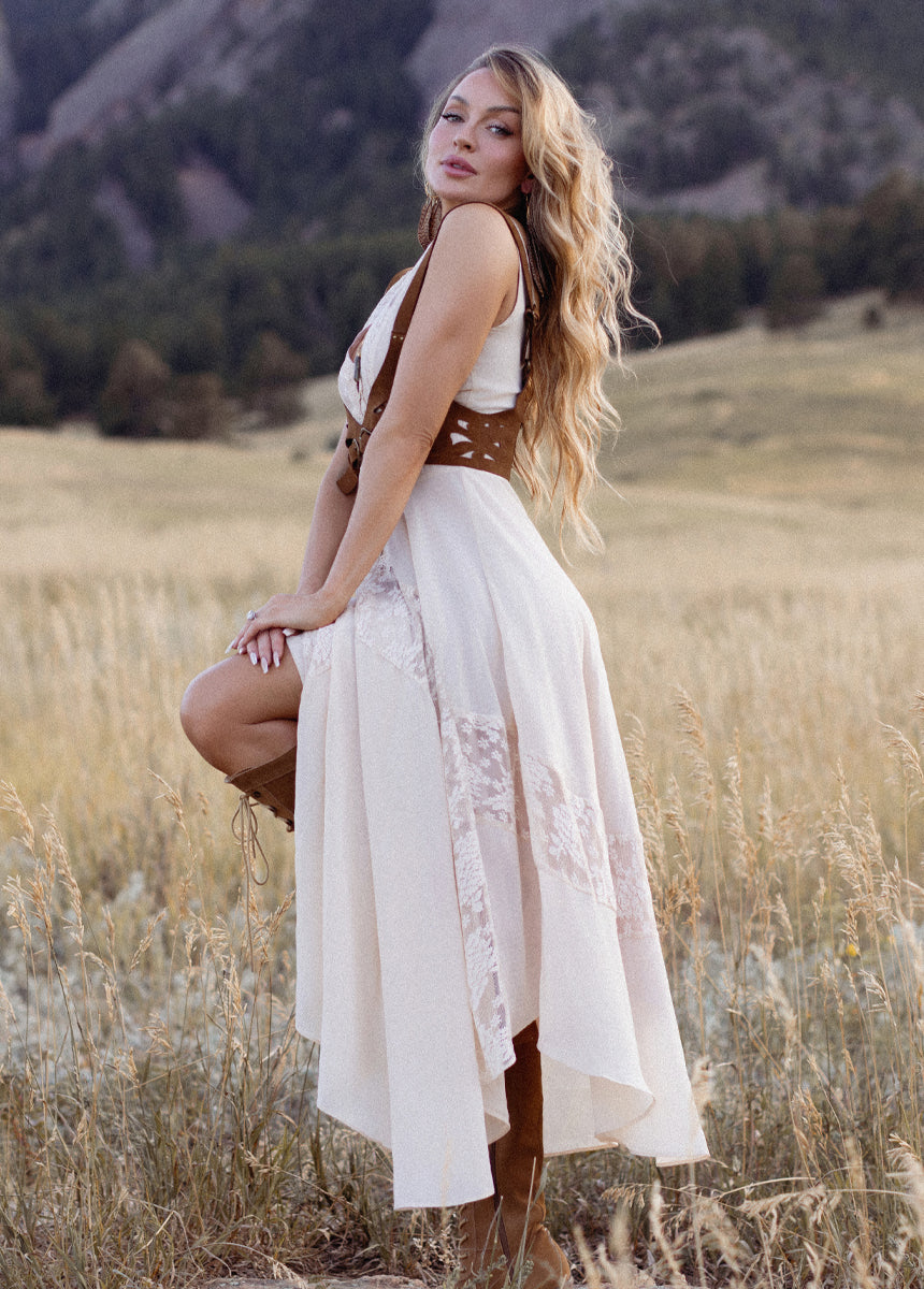 Eirini Dress in Nude