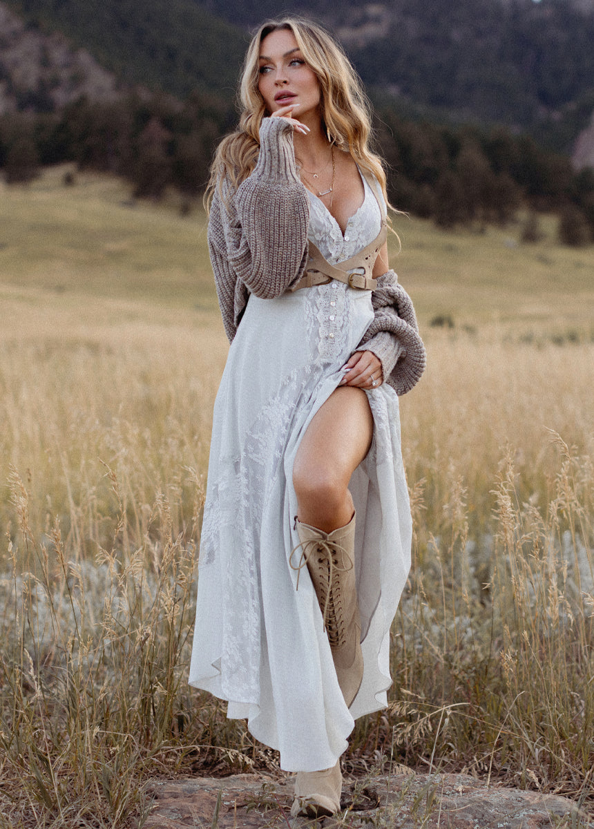 Eirini Dress in Ice Blue