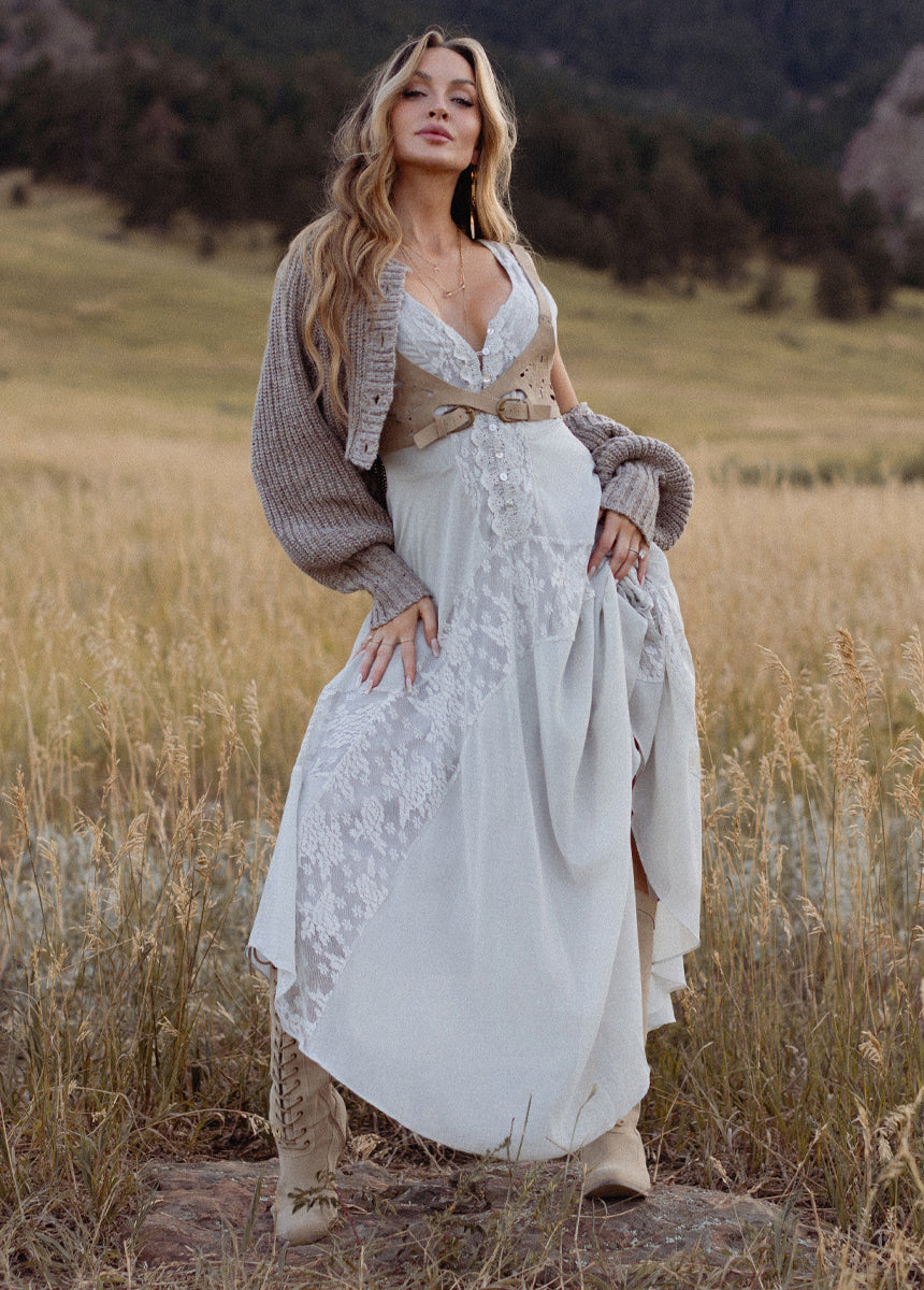 Minerva Sweater in Taupe