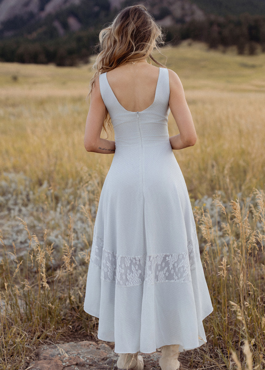 Eirini Dress in Ice Blue