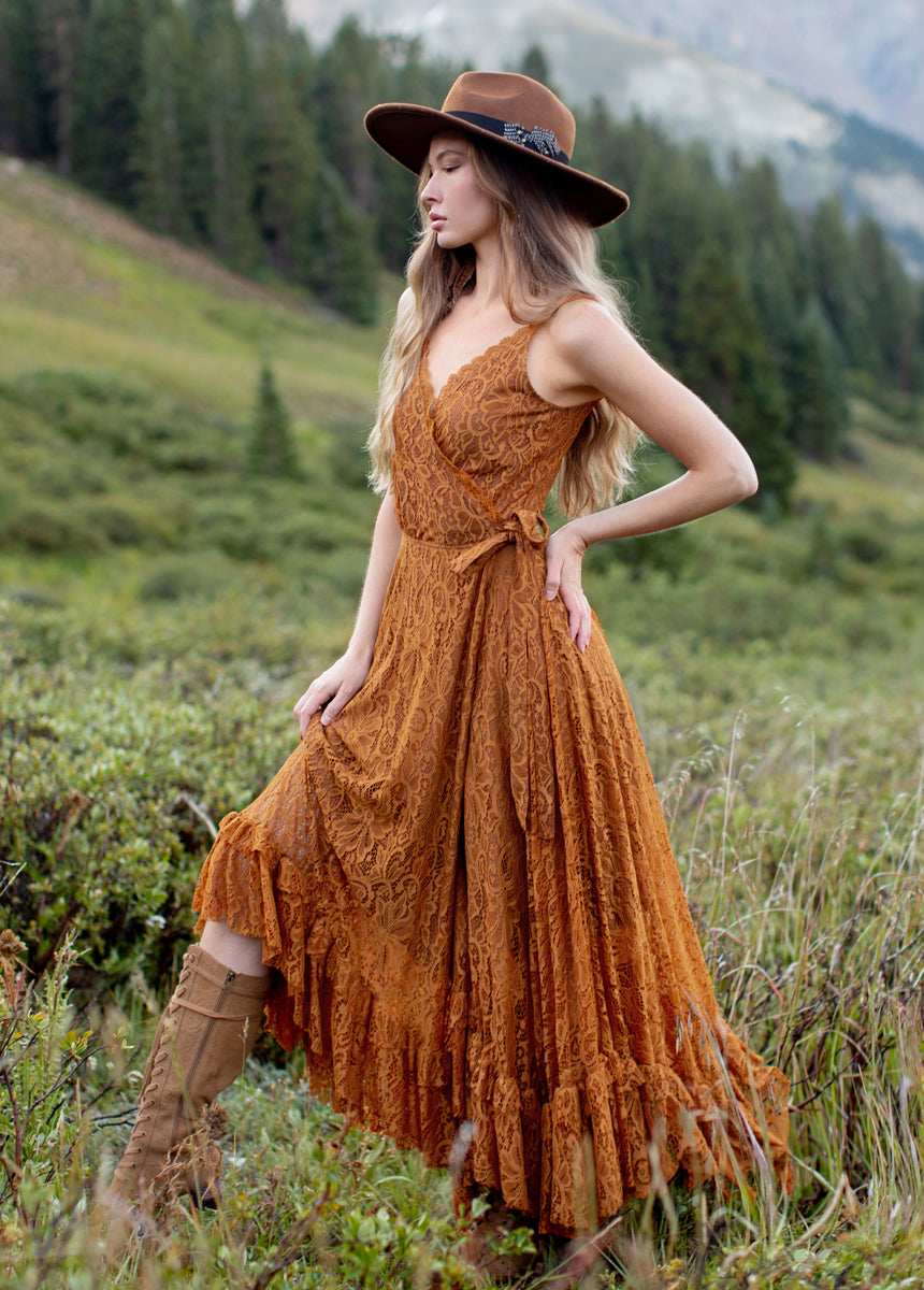 Elia Dress in Spice