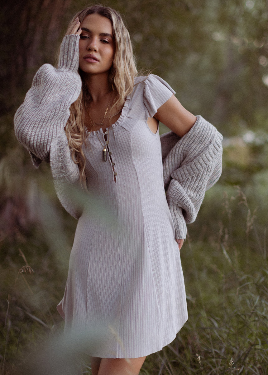 Emigene Dress in Bone