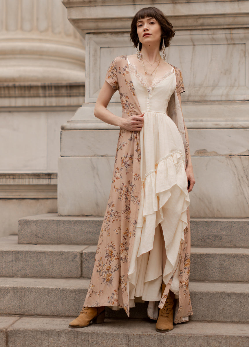 Everlie Dress in Cream