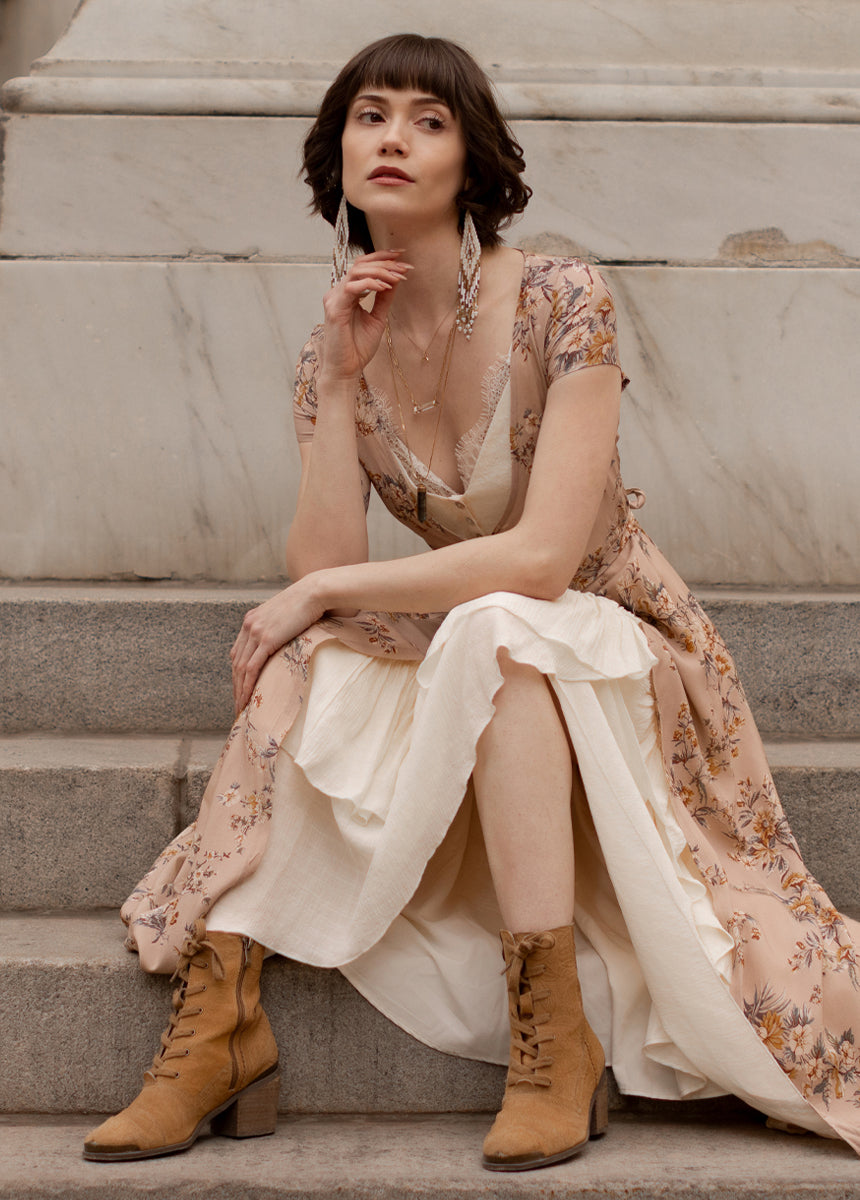 Everlie Dress in Cream