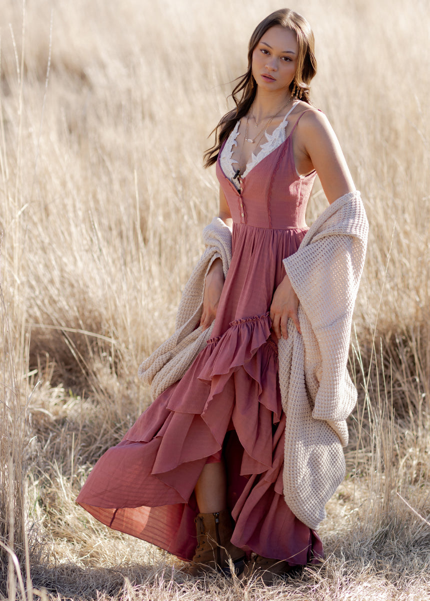 Everlie Dress in Clay