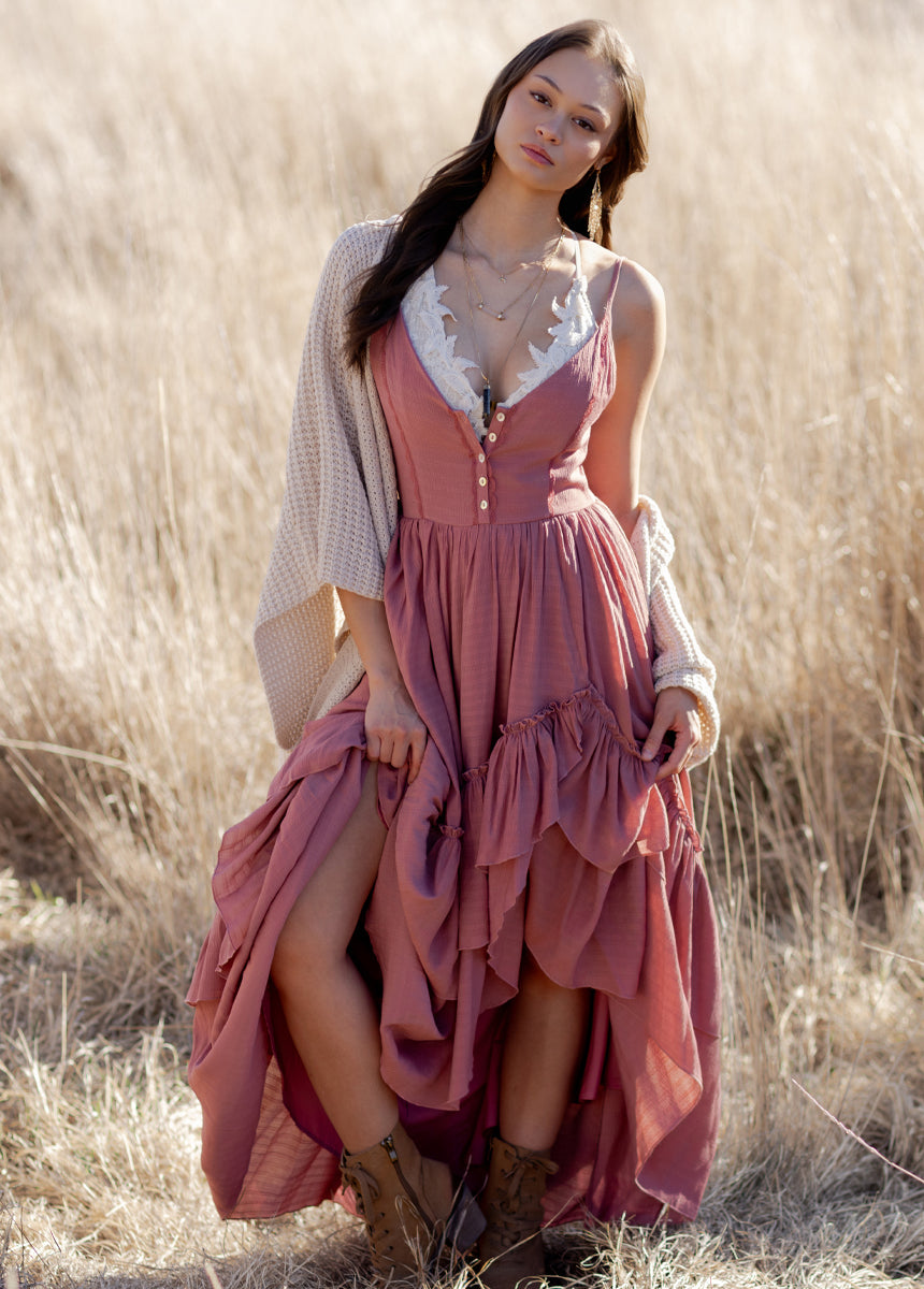 Everlie Dress in Clay