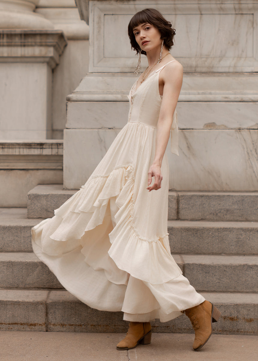 Everlie Dress in Cream