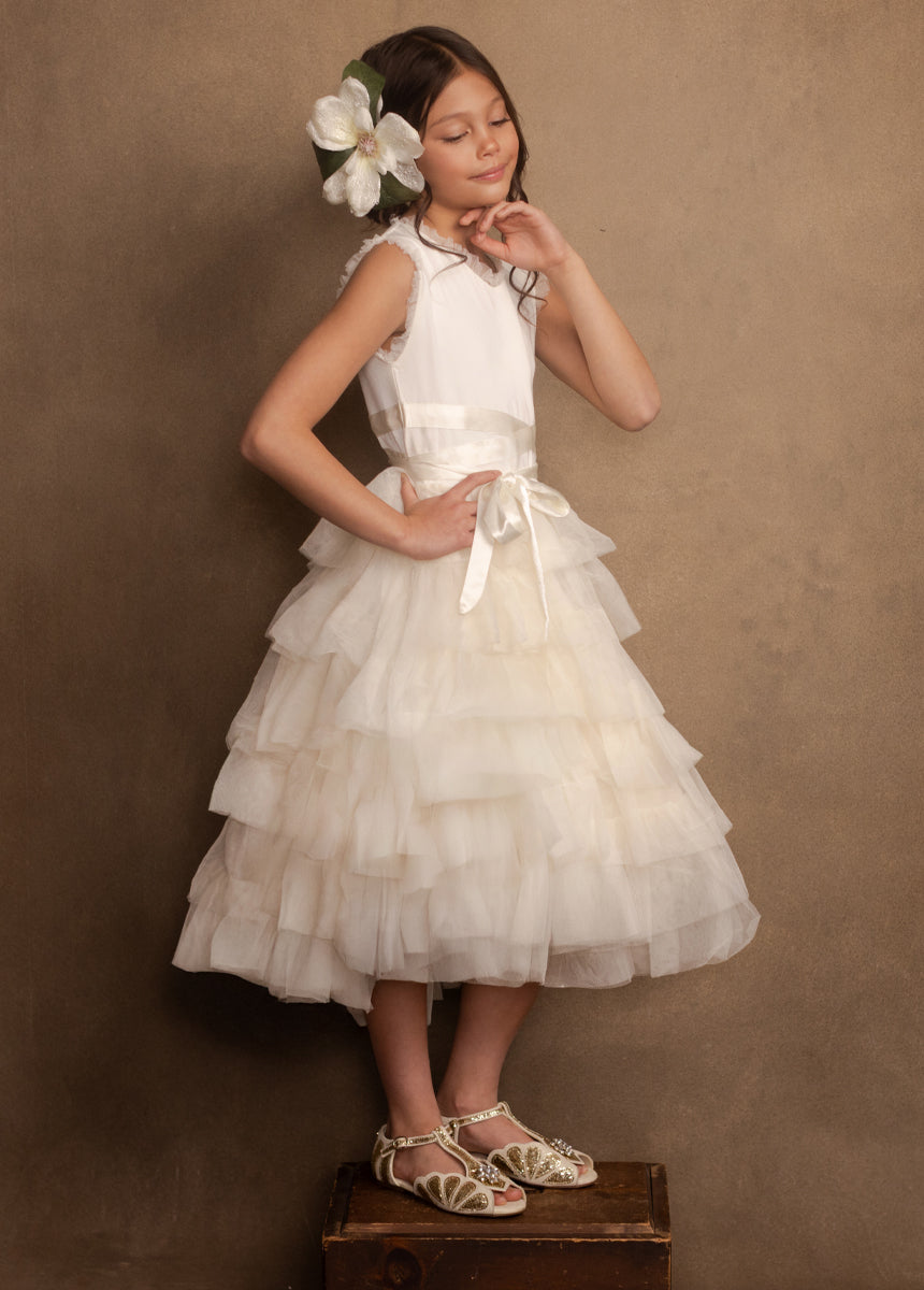 Joyfolie Evian Petticoat Dress in Lily, Size 2