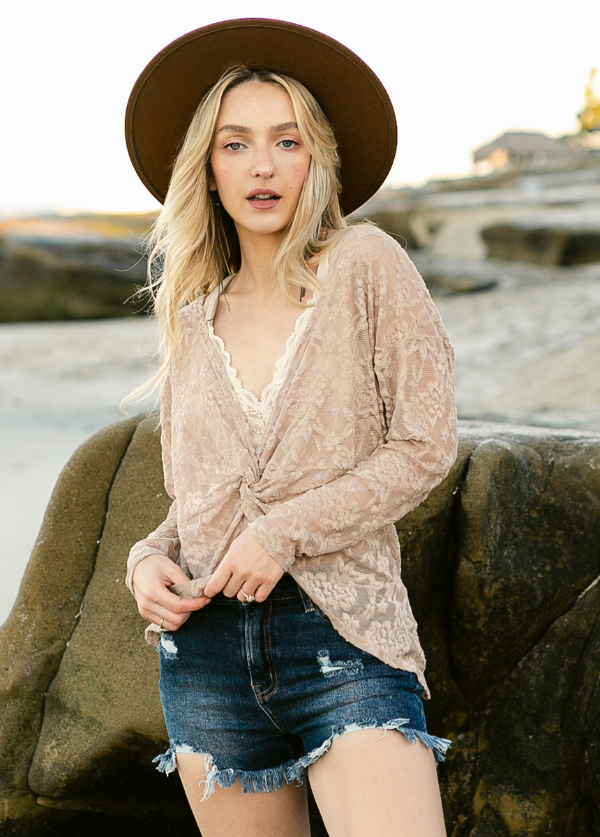 Marcia Top in Sand
