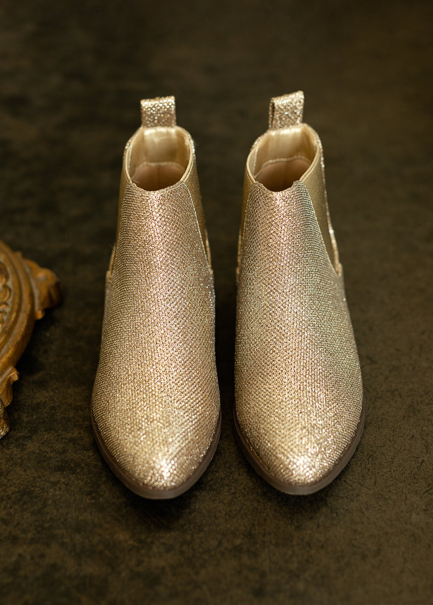 Chelsey Boot in Gold Joyfolie