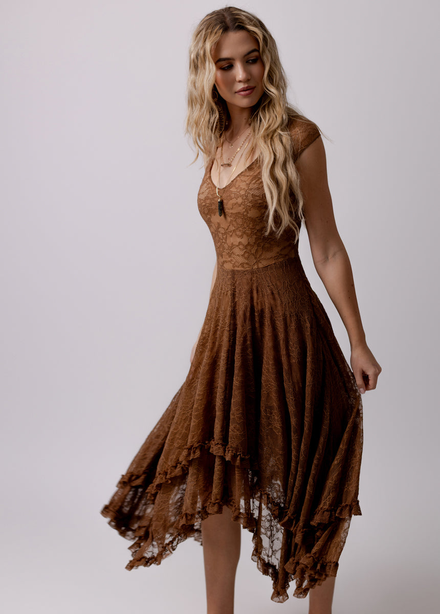 Fernilia Dress in Camel