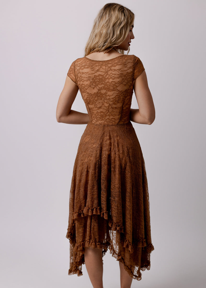 Fernilia Dress in Camel